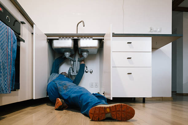Professional Drain Cleaning technician working in East Moriches, NY